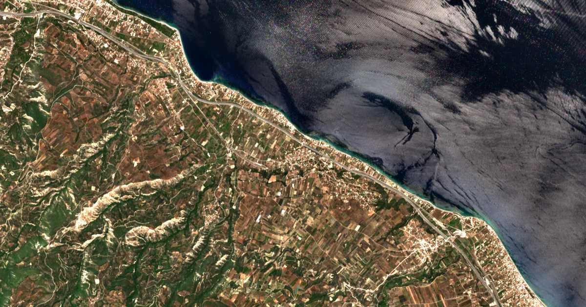 Mapa por satélite de Melíssion