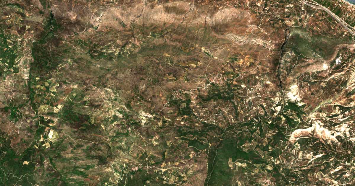 Mapa por satélite de Néai Vrysoúlai