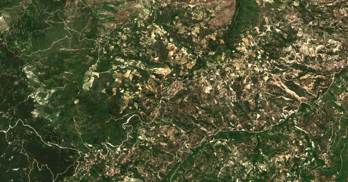 Mapa por satélite de Réthion