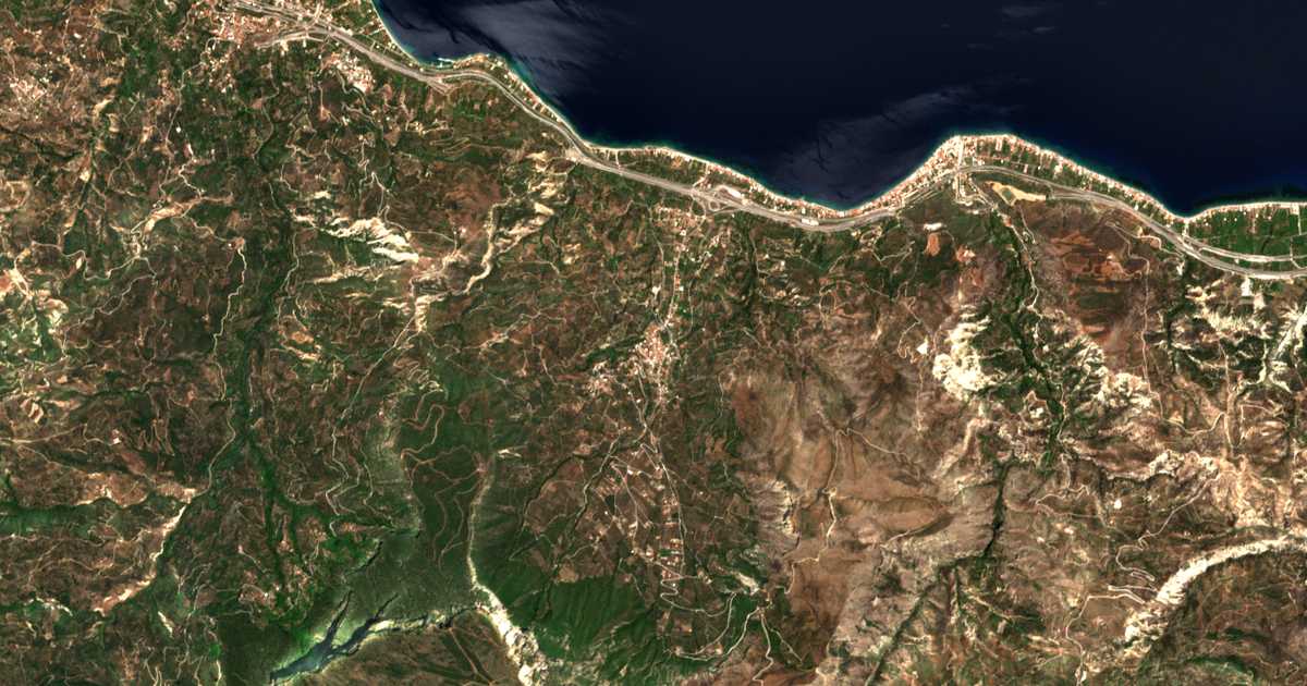 Mapa por satélite de Rozená