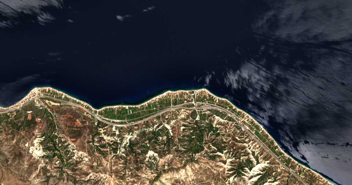 Mapa por satélite de Sarantapichiótika