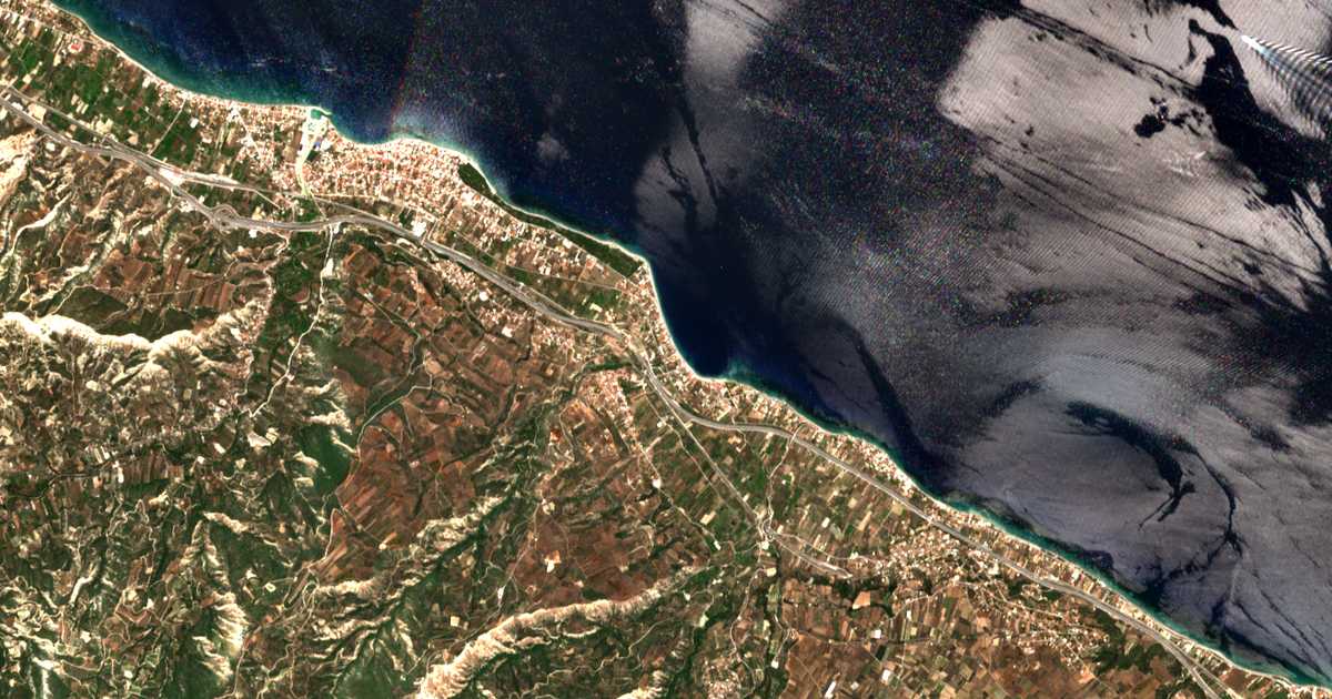 Mapa por satélite de Sykéa