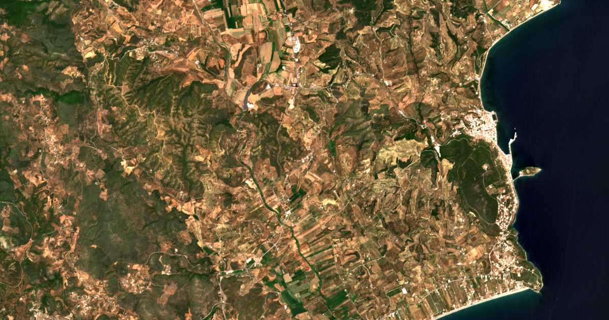 Mapa por satélite de Ágios Vasíleios