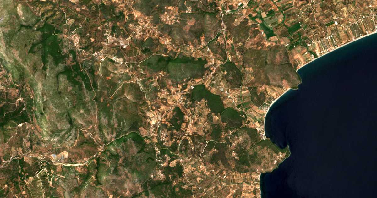 Mapa por satélite de Chosiárion