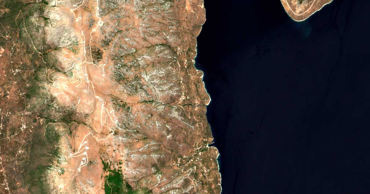 Mapa por satélite de Drymós