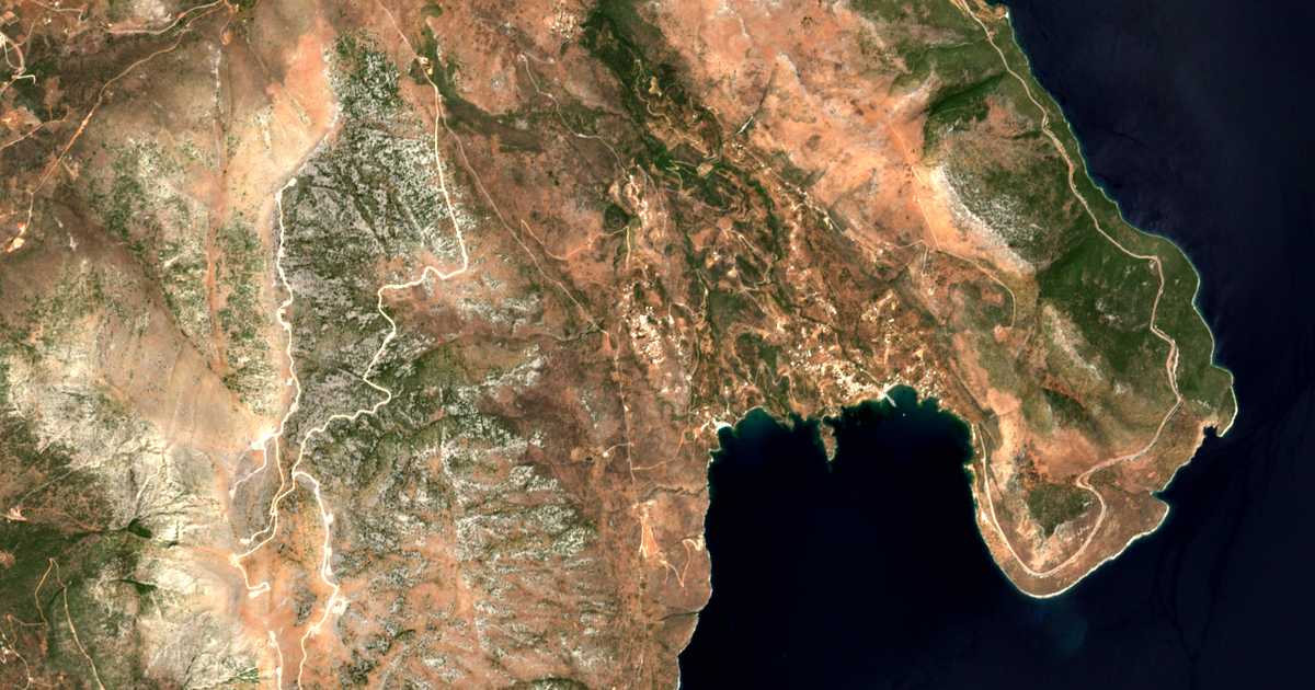Mapa por satélite de Flomochórion