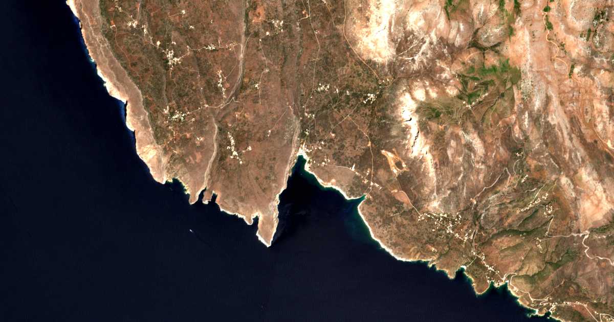 Mapa por satélite de Gerolimín