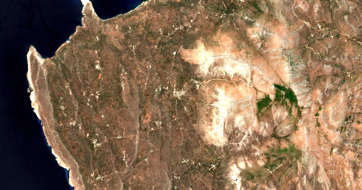Mapa por satélite de Koíta