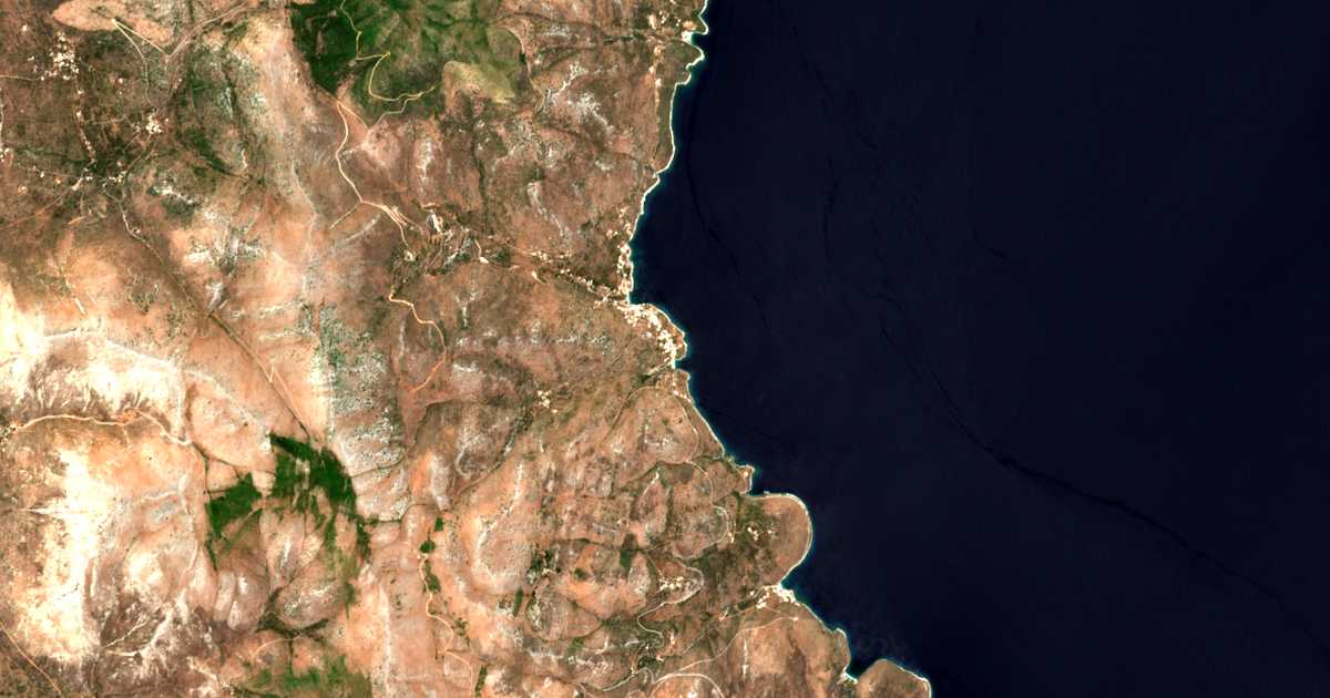 Mapa por satélite de Kokkála