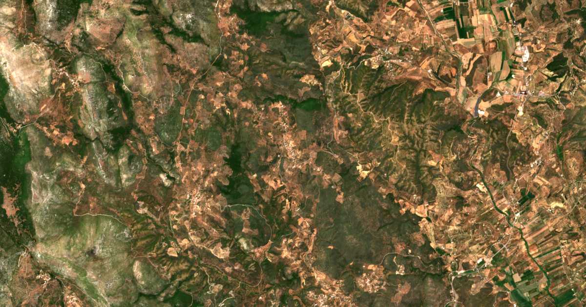 Mapa por satélite de Konákia