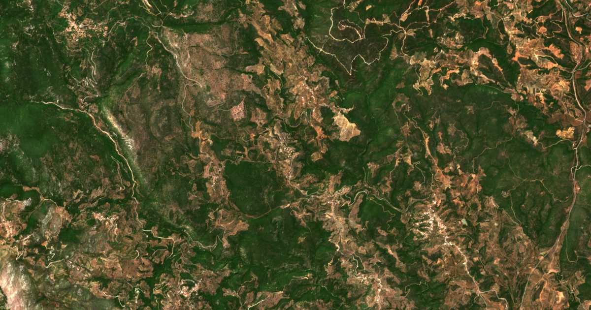 Mapa por satélite de Melitíni