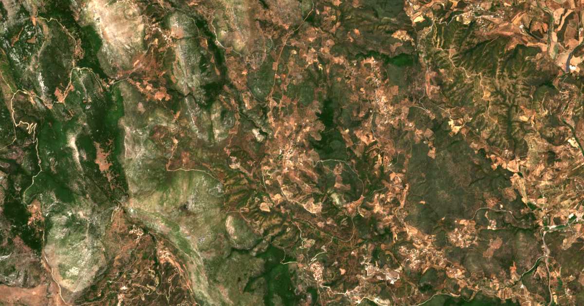 Mapa por satélite de Myrsíni