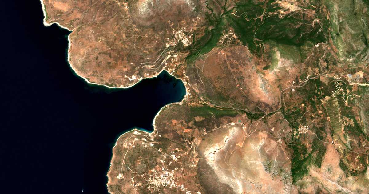Mapa por satélite de Néon Oítylon