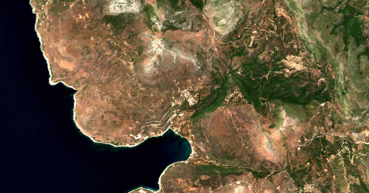 Mapa por satélite de Étilo