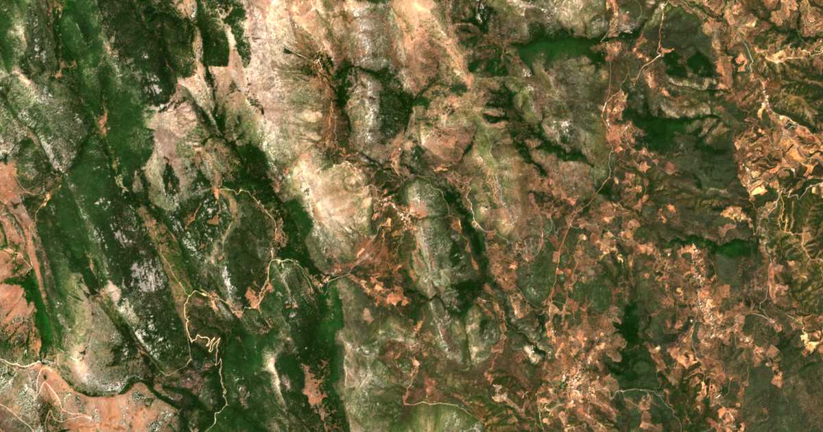 Mapa por satélite de Sidirókastron