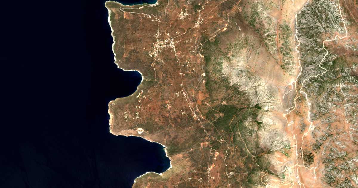 Mapa por satélite de Triantafylliá