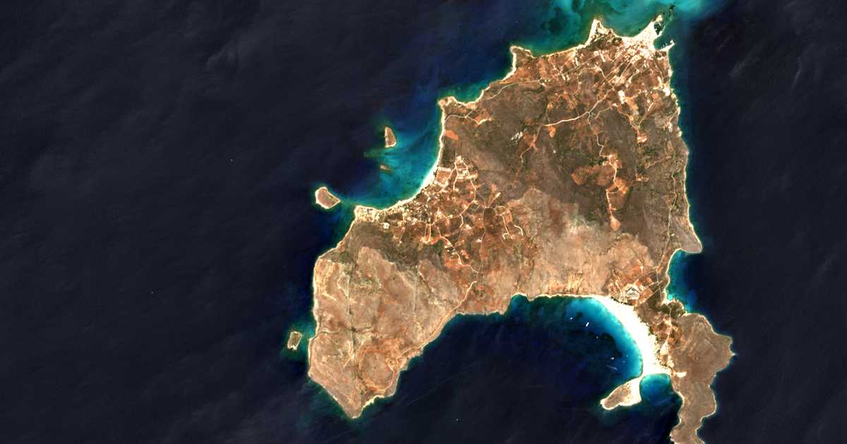 Mapa por satélite de Káto Nisí