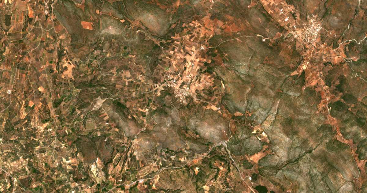 Mapa por satélite de Apidéa