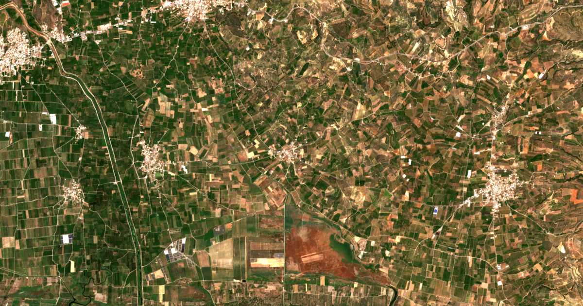 Mapa por satélite de Astérion