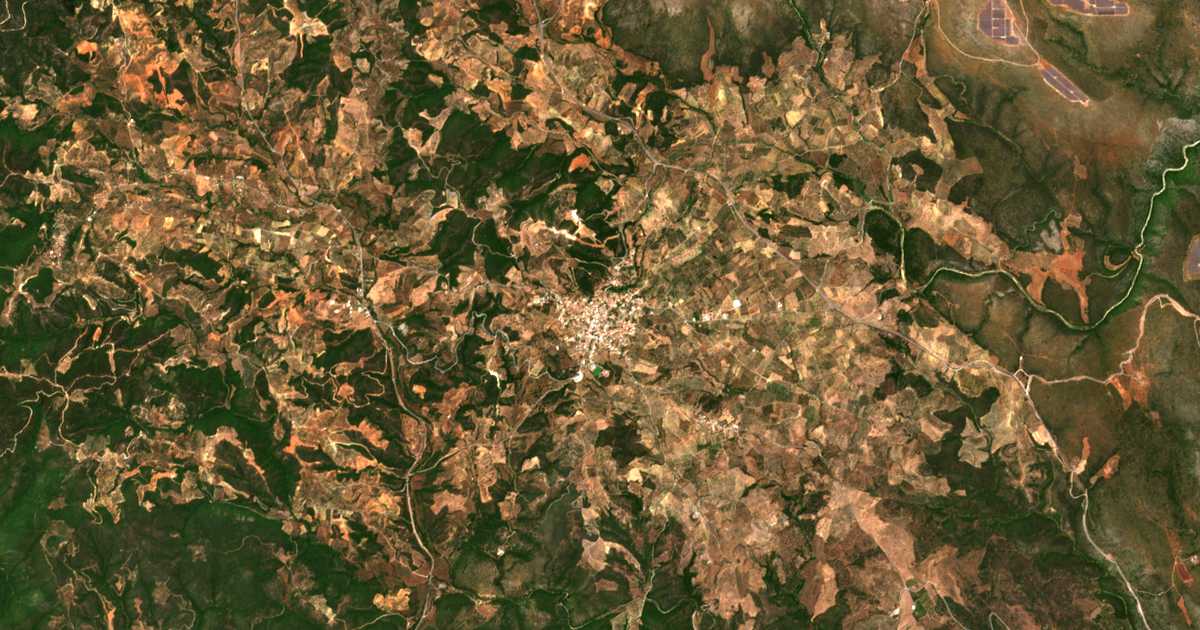Mapa por satélite de Krokeaí
