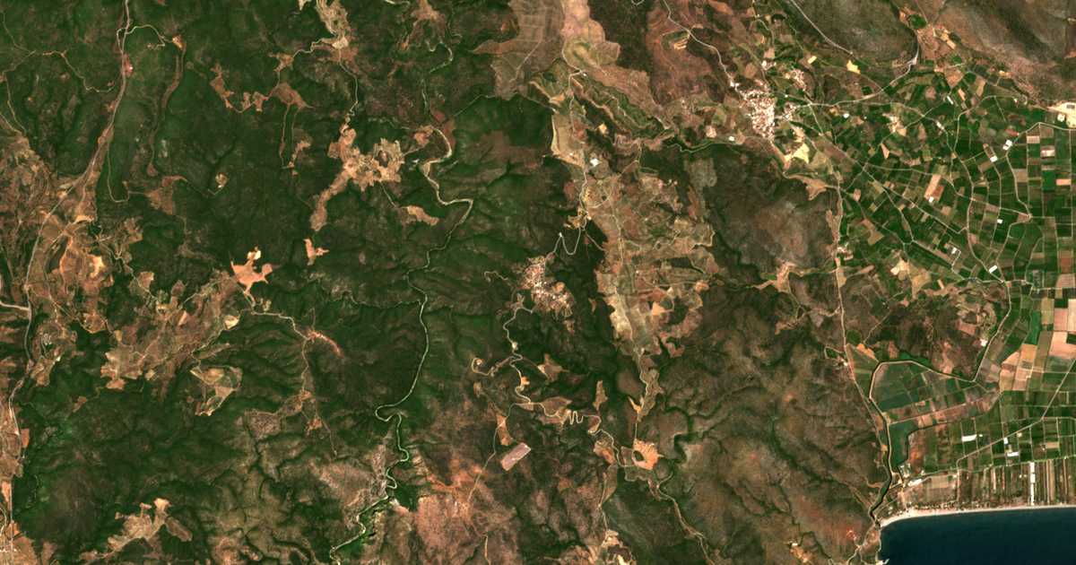 Mapa por satélite de Lágion