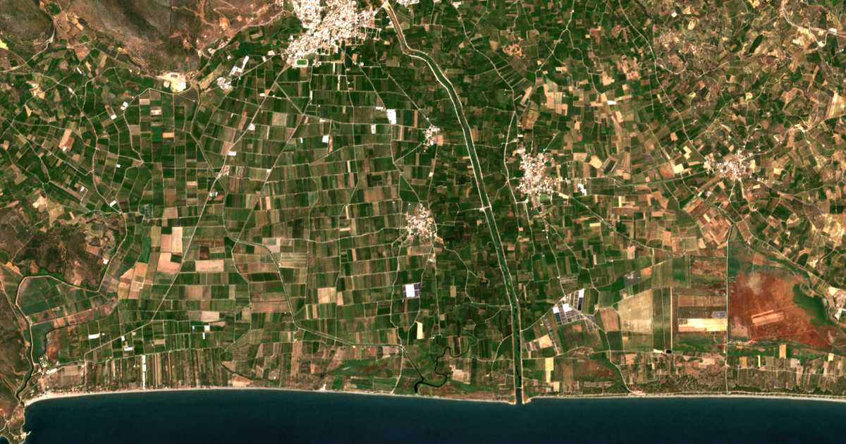 Mapa por satélite de Leímonas