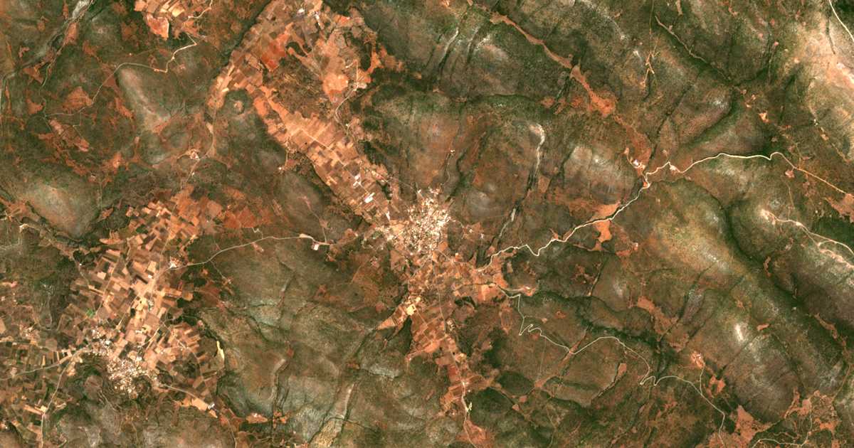 Mapa por satélite de Niáta