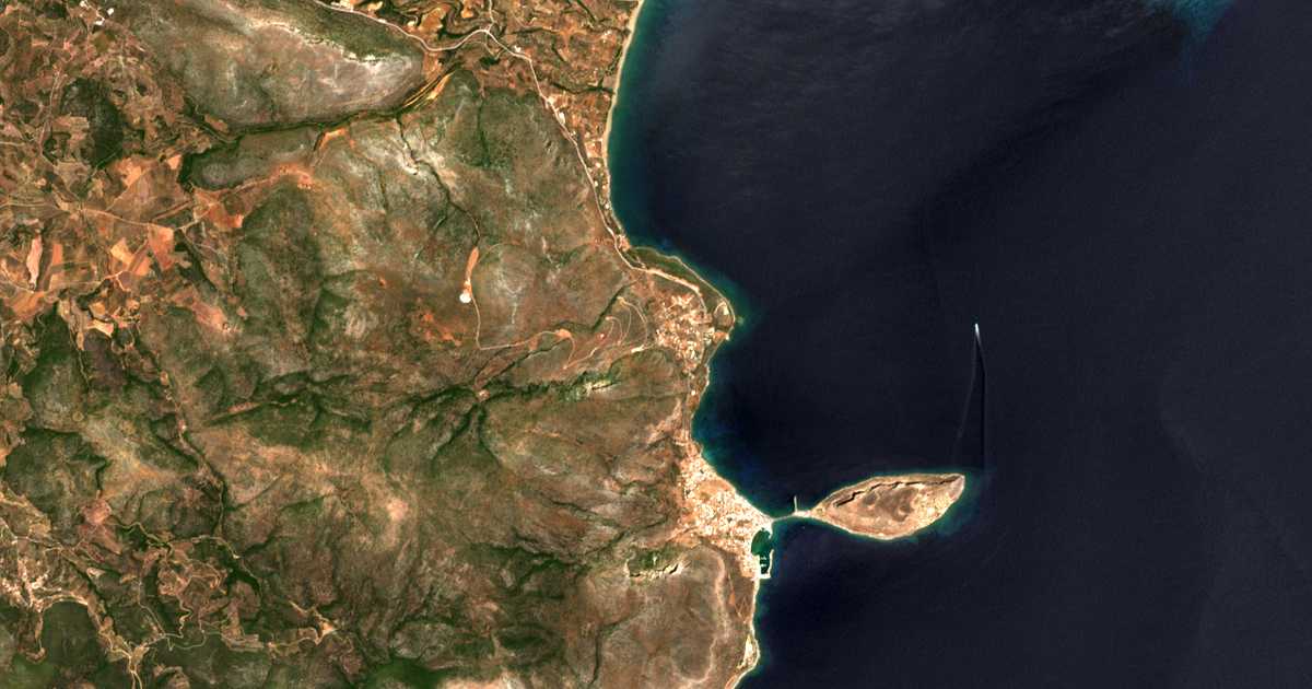 Mapa por satélite de Agía Kyriakí