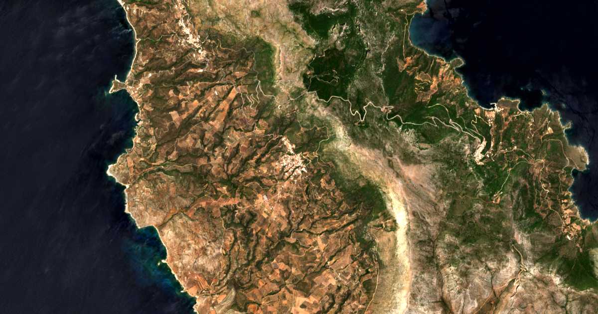 Mapa por satélite de Ágios Nikólaos