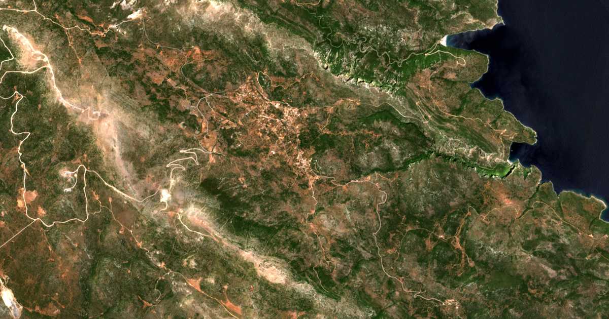 Mapa por satélite de Belesaíika