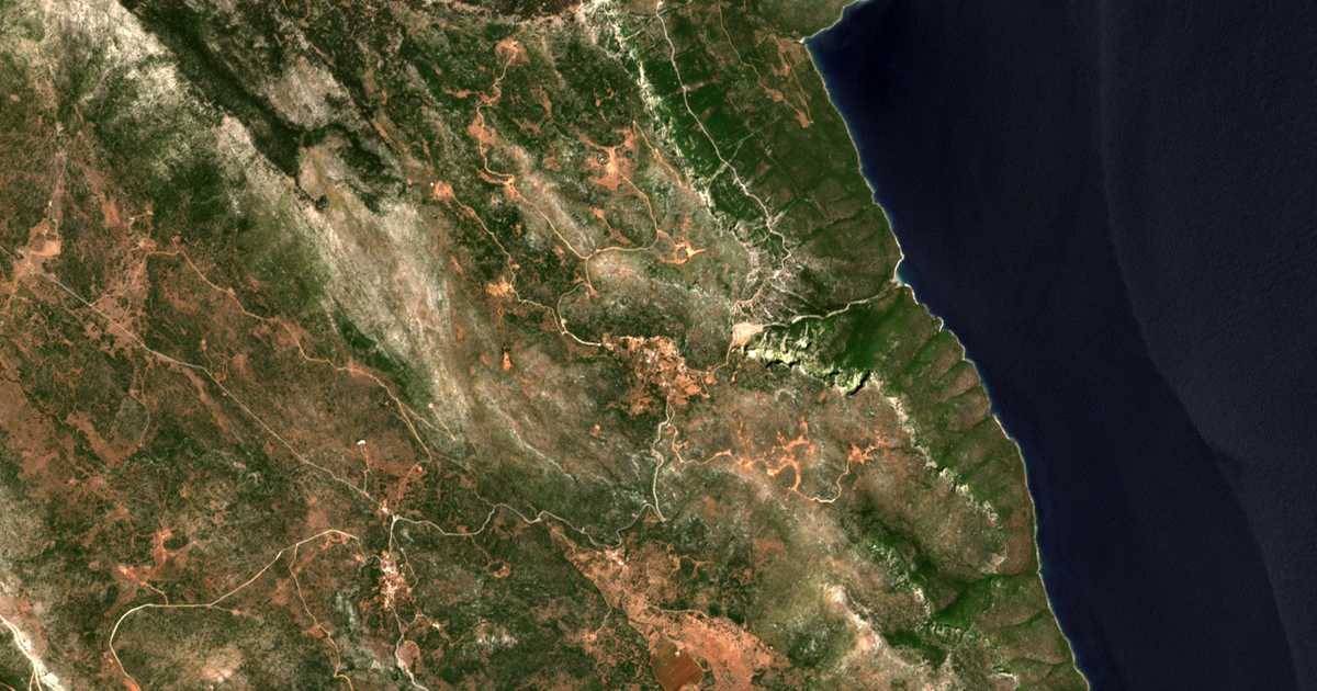 Mapa por satélite de Chárax