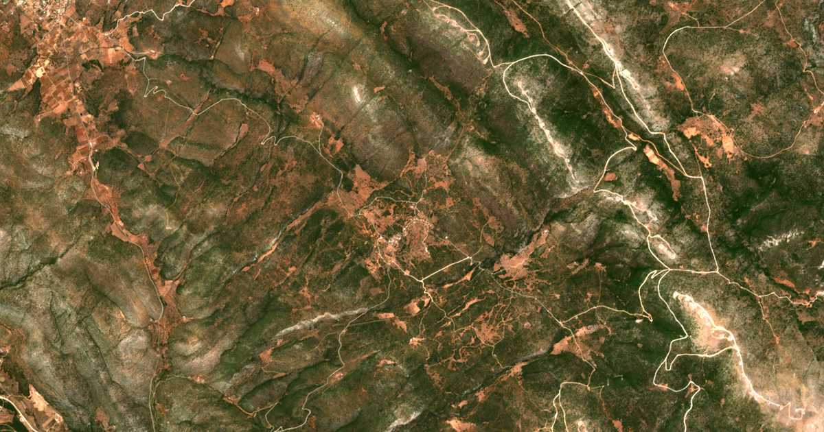 Mapa por satélite de Koupiá