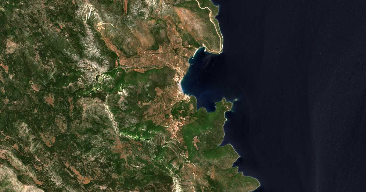 Mapa por satélite de Paralía