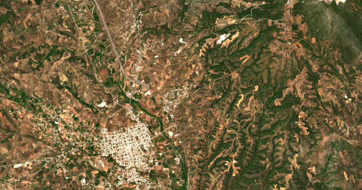 Mapa por satélite de Afisíon