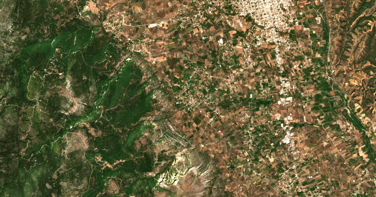 Mapa por satélite de Ágios Ioánnis