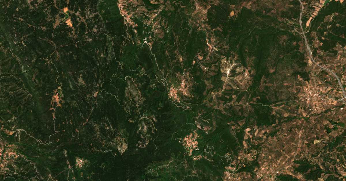 Mapa por satélite de Agóriani