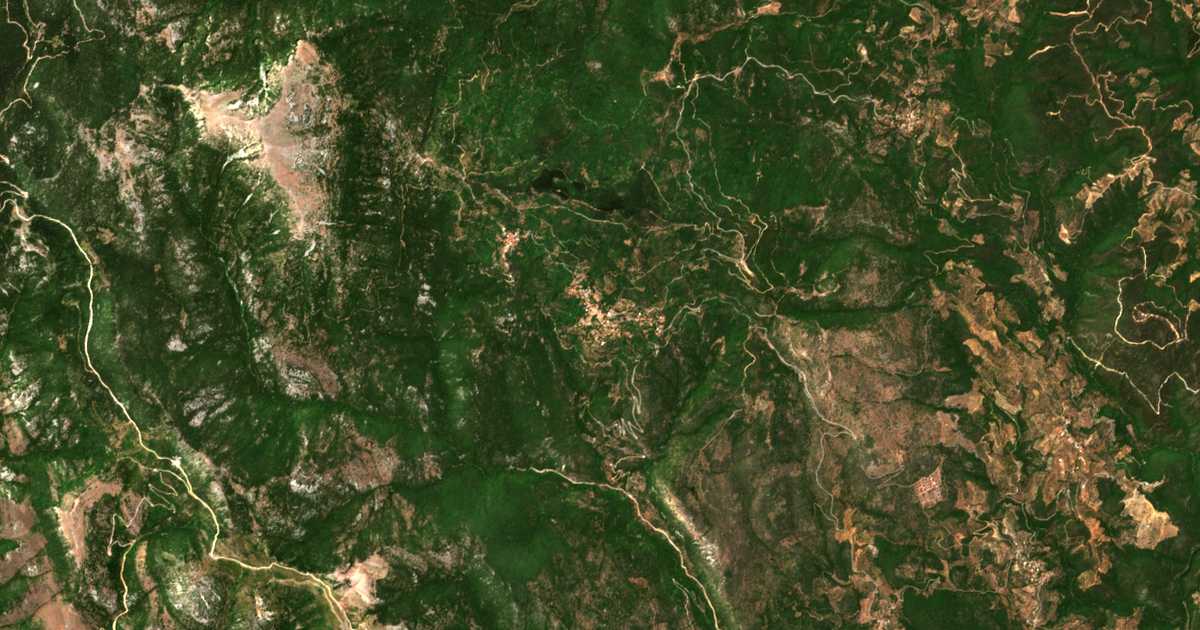 Mapa por satélite de Árna