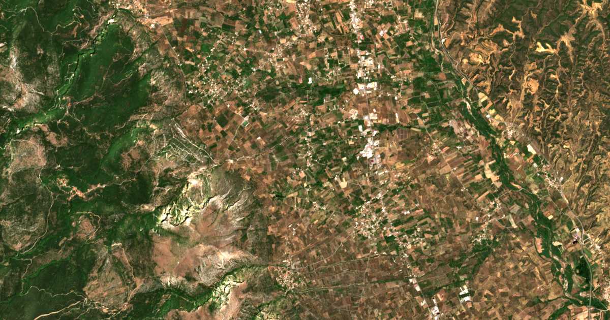 Mapa por satélite de Goúnaris