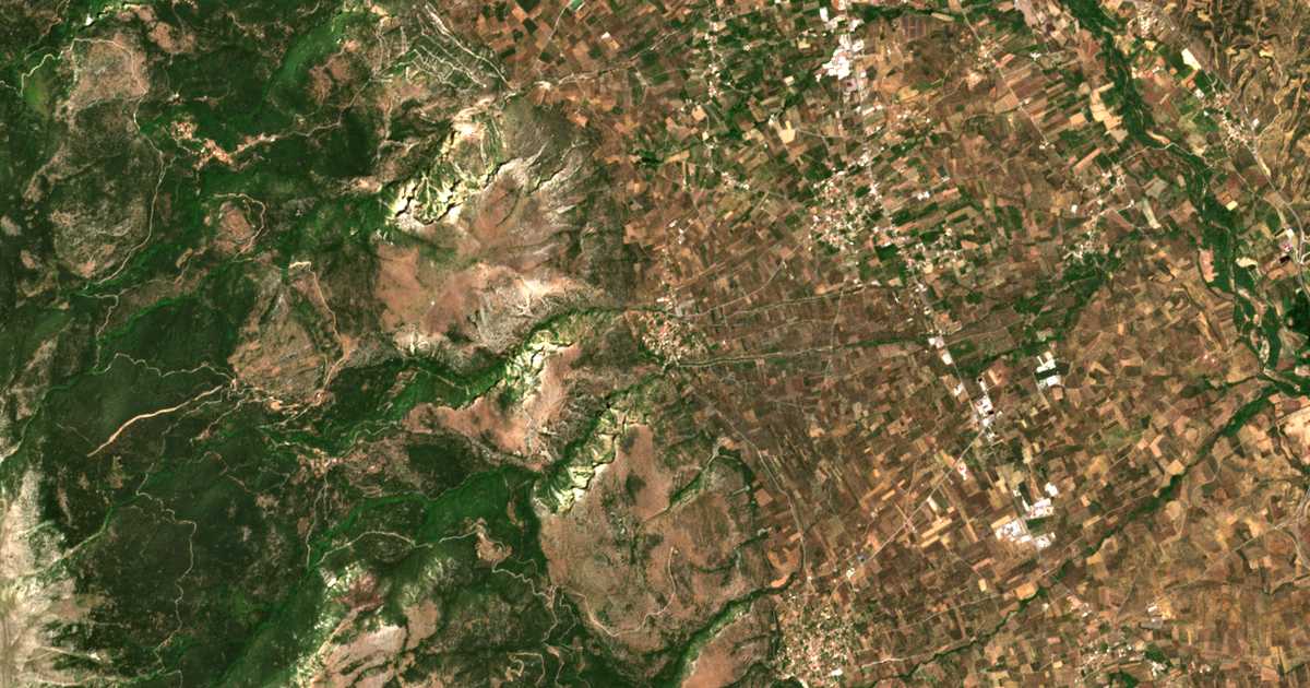 Mapa por satélite de Kalývia Sochás