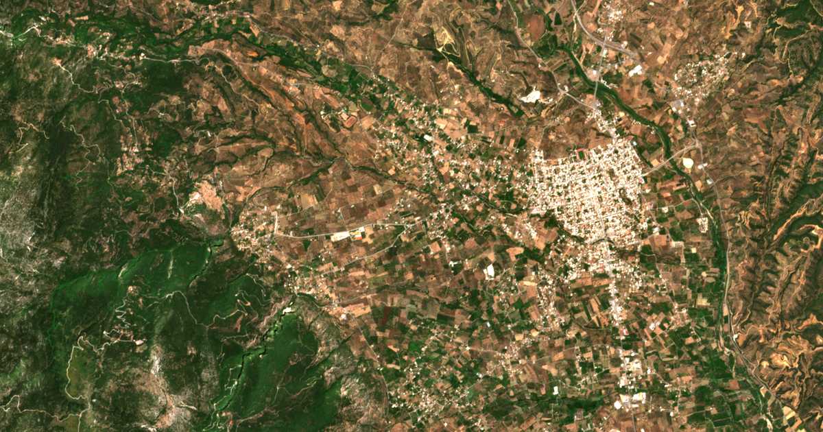Mapa por satélite de Palaiológio