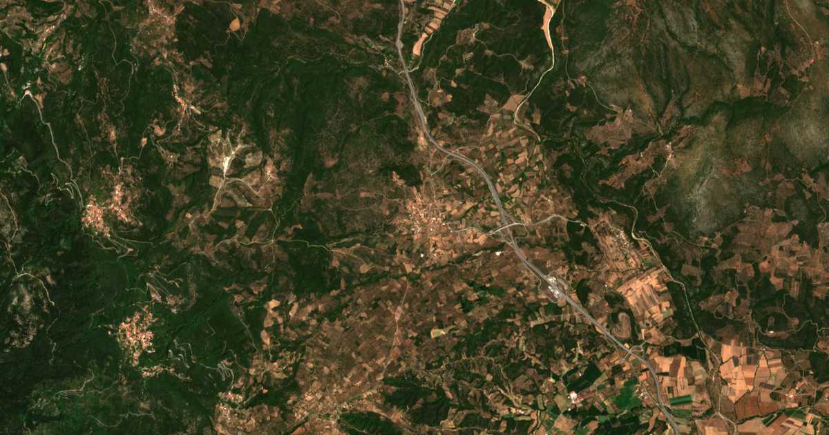 Mapa por satélite de Pelana