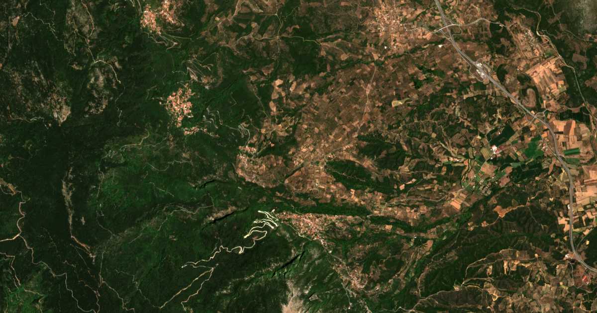 Mapa por satélite de Perivólia