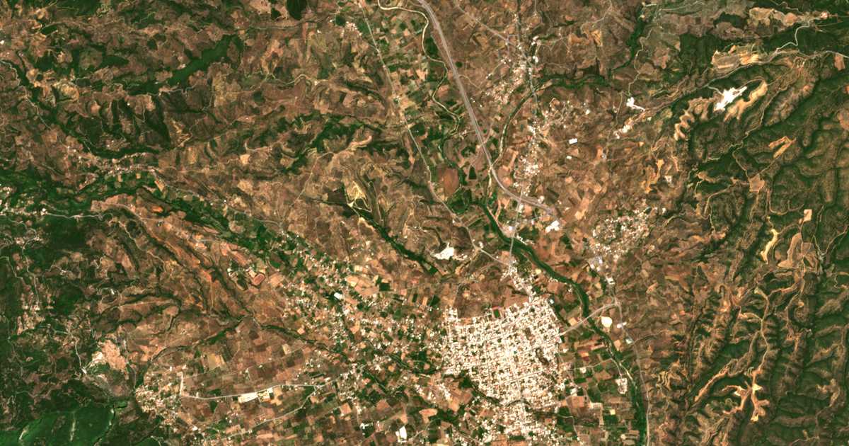 Mapa por satélite de Sanatório