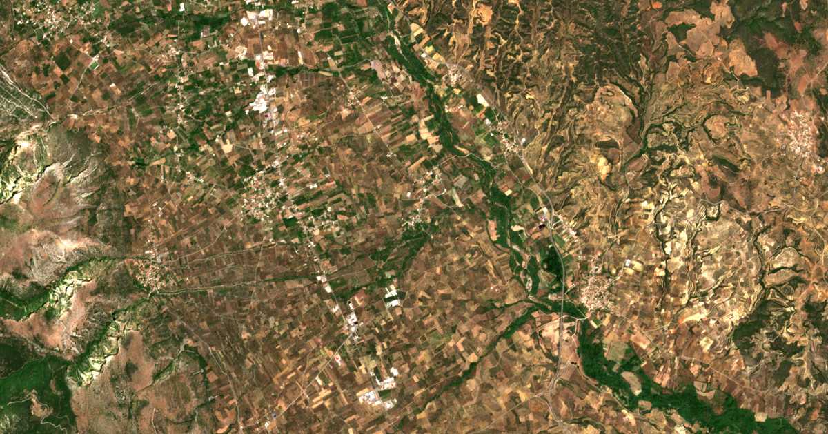 Mapa por satélite de Vafeión