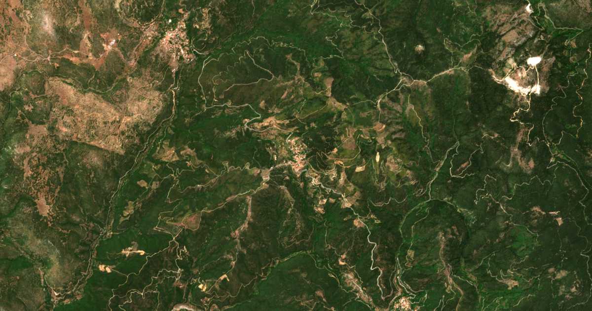 Mapa por satélite de Varvítsa