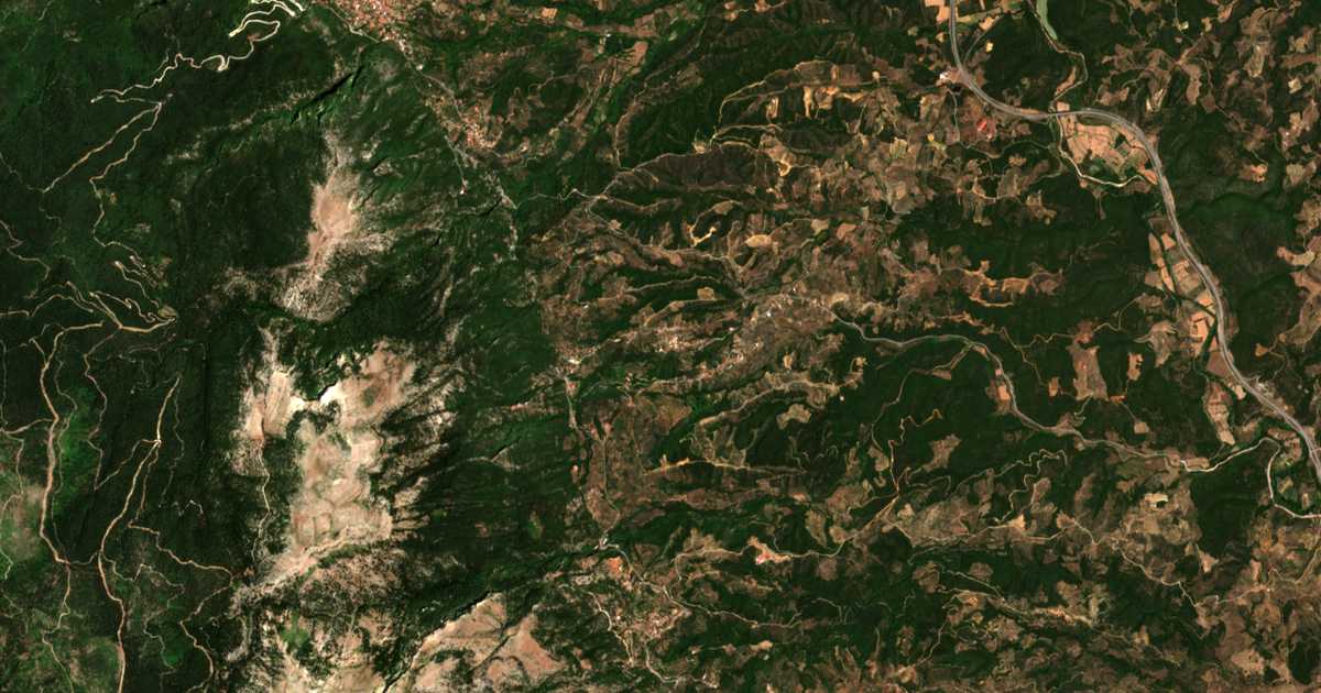 Mapa por satélite de Vordonia