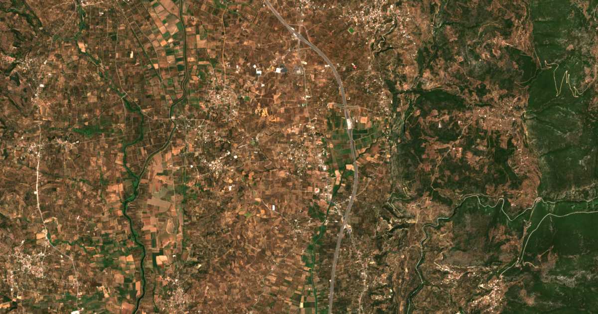 Mapa por satélite de Ariochórion