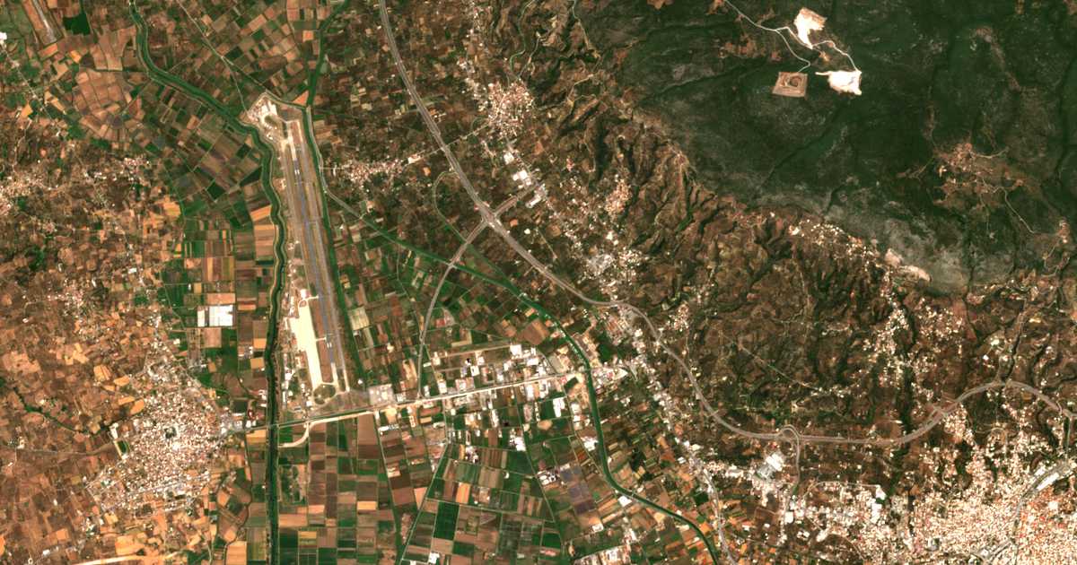 Mapa por satélite de Goulísmata