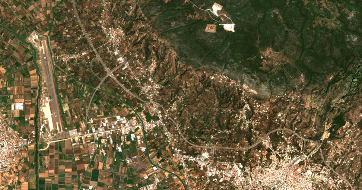 Mapa por satélite de Katsíkovon