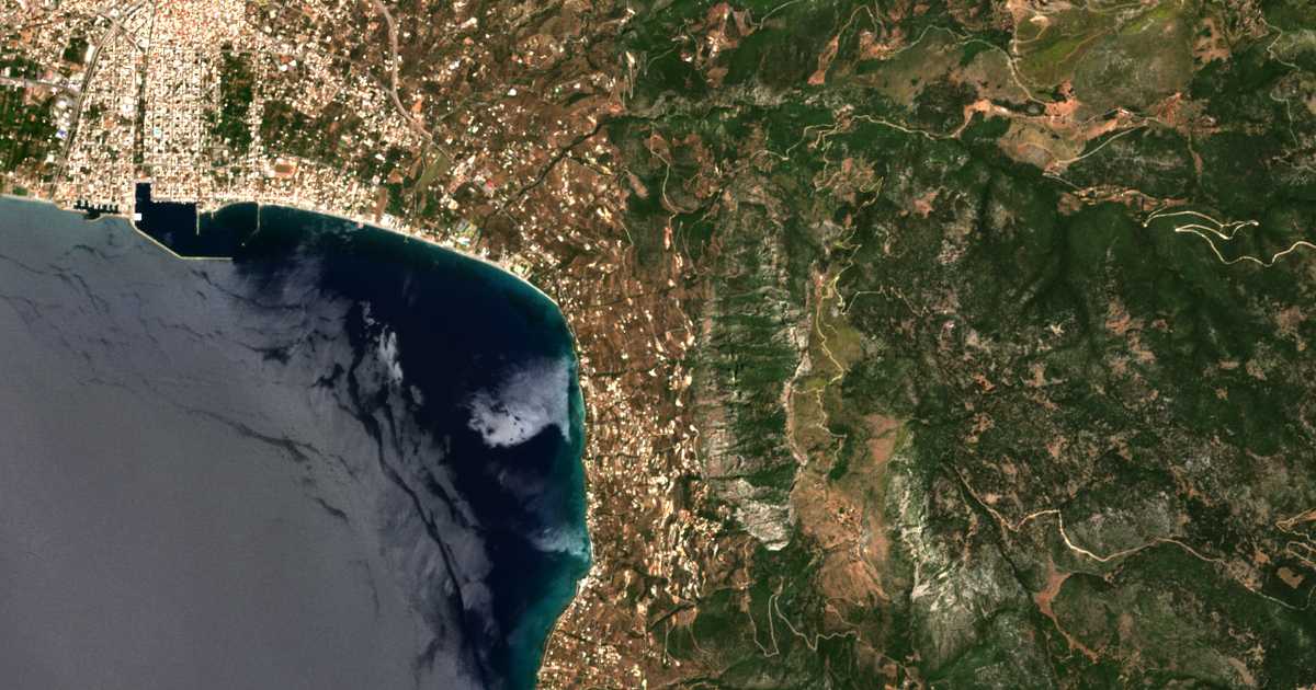Mapa por satélite de Moúsga